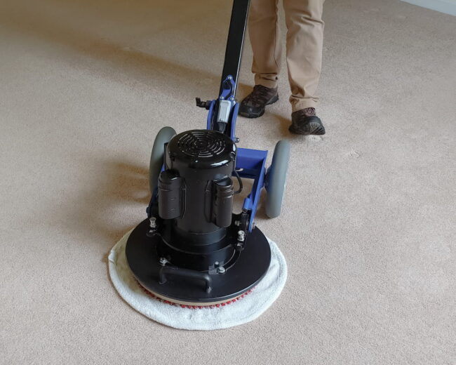 low moisture carpet cleaning and buffing in Palmyra PA.